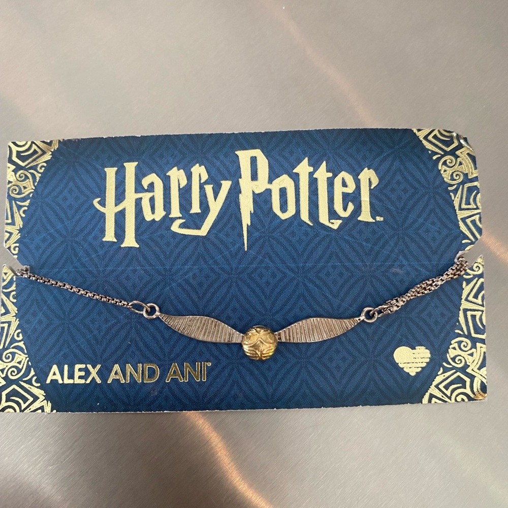 New pull chain golden snitch Alex and ani bracelet